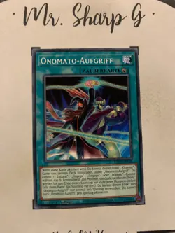 ONOMATO-AUFGRIFF - 1. AUFLAGE LDS1-DE128 DEUTSCH Yu-Gi-Oh! CARD COMMON KONAMI - Image 4