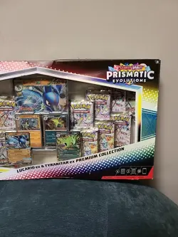 Pokemon TCG: Prismatic Evo Lucario Tyranitar Ex Premium Collection - Image 3