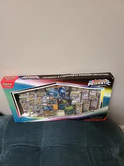 Pokemon TCG: Prismatic Evo Lucario Tyranitar Ex Premium Collection - Image 4