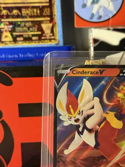 Cinderace V 043/264 Fusion Strike NM Full Art Ultra Rare Pokemon Card - Image 2