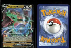 Rayquaza V 100/159 Holo V Rare Crown Zenith Pokemon Near Mint - Image 3