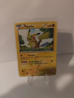 Pikachu Holo 115/114 Secret Rare B&W Base Set Pokemon - Image 1