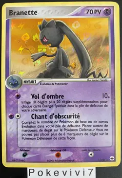 Carte Pokemon BRANETTE 1/101 Holo REVERSE Bloc EX Legendes Oubliees FR - Image 1
