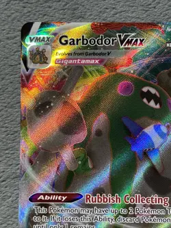 Garbodor Vmax 101/203 Evolving Skies 2021 Pokemon Card Textured Full Art Rare - Image 3