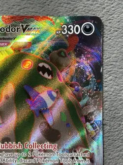 Garbodor Vmax 101/203 Evolving Skies 2021 Pokemon Card Textured Full Art Rare - Image 4