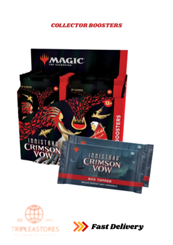 MTG Magic English INNISTRAD: CRIMSON VOW Collector Booster Box 12 Packs 180Cards - Image 2