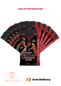 MTG Magic English INNISTRAD: CRIMSON VOW Collector Booster Box 12 Packs 180Cards - Image 3