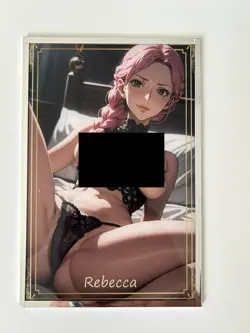 Rebecca Bedroom Illustration One Piece A6 Art Board S2 - Image 1