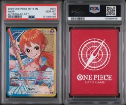 One Piece OP11-041 L Alt Art Leader Nami PSA10 English - Image 2