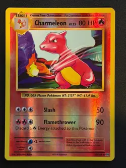 POKEMON CARD Charmeleon 10/108 Evolutions Reverse Holo Mint Pack Fresh Free P&P - Image 1