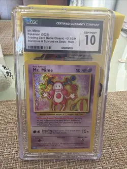 Mr. Mime Pokemon (2023) Trading Card Game Classic CGC 10 - Image 1