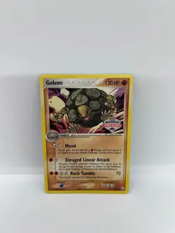 Pokemon Card - Golem Legend Maker Regional Championships 6/92 Rare Promo - Image 1