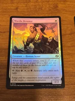MTG Tarkir Dragonstorm - Mardu Devotee - TDM 16 - FOIL - Image 1