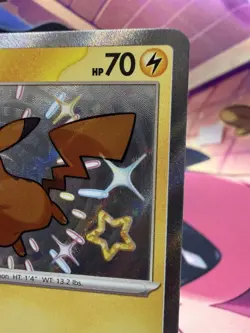 Pikachu 131/091 Holo Shiny Rare SV Paldean Fates 2024 Pokemon PAF Near Mint NM+ - Image 2