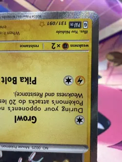 Pikachu 131/091 Holo Shiny Rare SV Paldean Fates 2024 Pokemon PAF Near Mint NM+ - Image 4