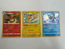 Pokemon TCG - Flareon 026/185 Jolteon 047/185 Vaporeon 030/185 Cosmos Holo Lot - Image 1