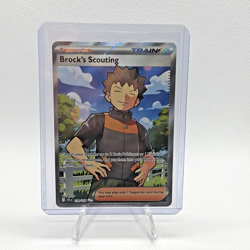 Pokemon TCG Brock's Scouting 179/159 Ultra Rare Sv09: Journey Together Holo - NM - Image 1
