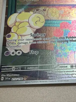 Pokemon Card - Fidough - Illustration Art Rare (213/198) Scarlet & Violet *VLP* - Image 2