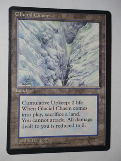 Glacial Chasm Ice Age NM Near Mint English MTG Magic the Gathering - Image 1