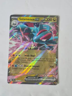 Salamence ex 114/159 Double Rare Journey Together Pokemon Holo Near Mint - Image 1