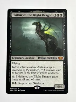 Skithiryx, the Blight Dragon NM, English MTG Double Masters Magic the Gathering - Image 1