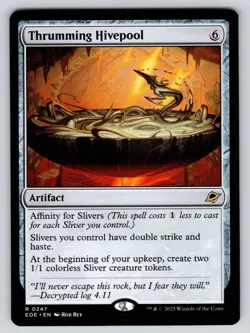 Thrumming Hivepool R Edge of Eternities 247 NM MTG Magic Rare - Image 1