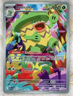 2025 Pokemon PFL EN- Phantasmal Flames #095 Ludicolo IR - Image 1