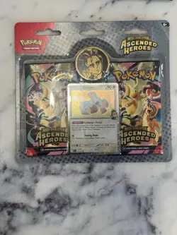 Pokemon TCG M.Evolution Ascended Heroes Larry's Komala Foil Promo 2 pack blister - Image 1