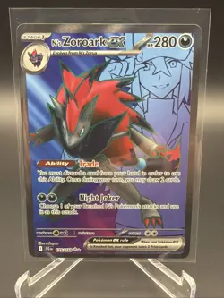 N's Zoroark ex 175/159 Ultra Rare Journey Together Pokemon NM - Image 1