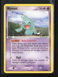Wynaut 70/108 Common Power Keepers Pokemon NM - Image 2