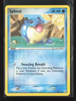 Spheal 74/101 Common Hidden Legends Pokemon NM - Image 2