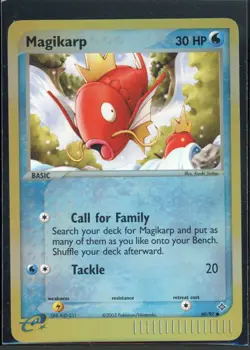 Magikarp 60/97 Reverse Holo Common Dragon Pokemon NM - Image 2