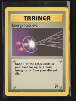Energy Retrieval 110/130 Uncommon Base Set 2 Pokemon HP - Image 2