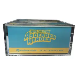 Pokemon Center Mega Evolution Ascended Heroes ETB - SEALED W/ ACRYLIC CASE ✅ - Image 5