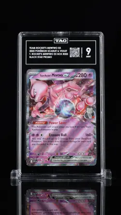 Team Rocket's Mewtwo ex #205 - TAG 9 - SV: Scarlet & Violet Promo Pokemon - Image 1