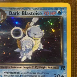 Dark Blastoise 3/82 Team Rocket Holo Swirl WOTC 2000 Pokemon TCG LP/NM - Image 3