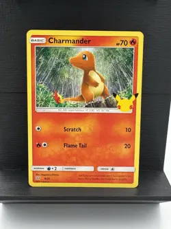 Charmander - 9/25 - 25th Anniversary Holo - Promo HP -DMG TCG Pokemon - Image 2