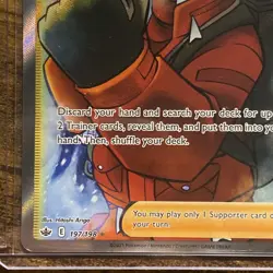 Pokemon TCG Peony 197/198 Chilling Reign Full Art Trainer SWSH Holographic - Image 5