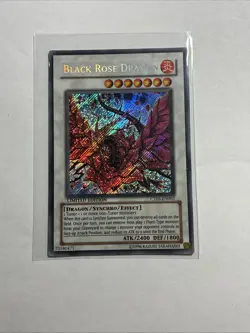 Yu-Gi-Oh! TCG Black Rose Dragon 2008 Collector's Tins CT05-EN003 Limited Secret - Image 1