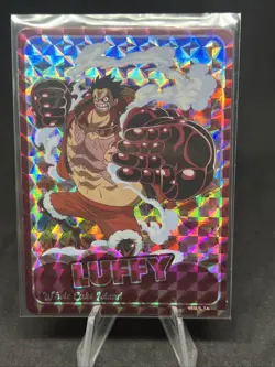 One Piece Holographic Trading Sticker Luffy - Whole Cake Island - Image 1