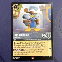 Disney Lorcana TCG Donald Duck Musketeer Spiel Essen Promo Card 13/P1 ⚔ 🔥 - Image 1