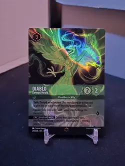 DIABLO Devoted Herald ENCHANTED! Disney Lorcana URSULA’S RETURN 211/204 - Image 1