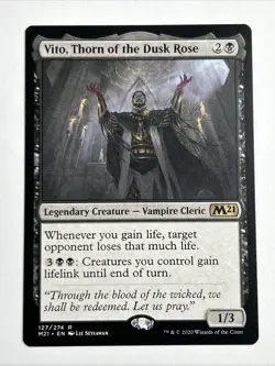 MTG - Vito, Thorn of the Dusk Rose: Magic 2021 Core Set M21 - NM - Image 1