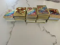 Pokemon TCG Mixed Card Lot Foil Pikachu VMAX Charizard GX VMAX English - 800+ - Image 2