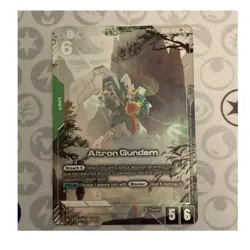 Bandai Altron Gundam GD03-018 LR+ Gundam TCG Card Chang Wufei - Image 1