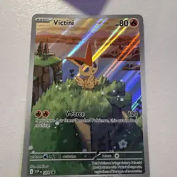 Jumbo Victini SVP 208 Promo Card Black Bolt White Flare Illustration jumbo size - Image 3