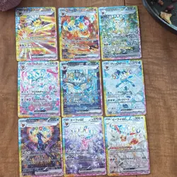 Pokemon Scarlet & Violet Japanese Holo Card Lot 9 Jolteon Flareon Leafeon - Image 1