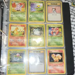 Pokemon TCG Binder Lot Pikachu Machamp Mewtwo Ho-Oh Trainer Holo EX Cards - Image 3