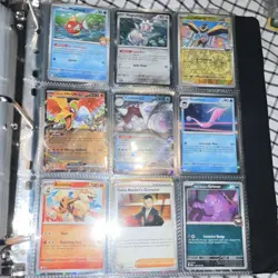 Pokemon TCG Binder Lot Pikachu Machamp Mewtwo Ho-Oh Trainer Holo EX Cards - Image 5