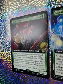 MTG Final Fantasy Rare Extended Art: 0472 Sazh Katzroy; 0160 Maester Seymour - Image 5